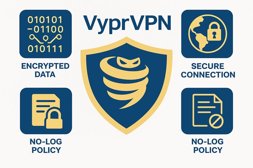 Bảo mật và quyền riêng tư với VyprVPN Tính năng bảo mật và quyền riêng tư của VyprVPN với công nghệ mã hóa và chính sách không lưu nhật ký
