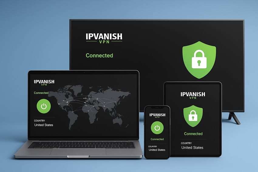 IPVanish VPN bảo vệ nhiều thiết bị cùng lúc với một tài khoản duy nhất