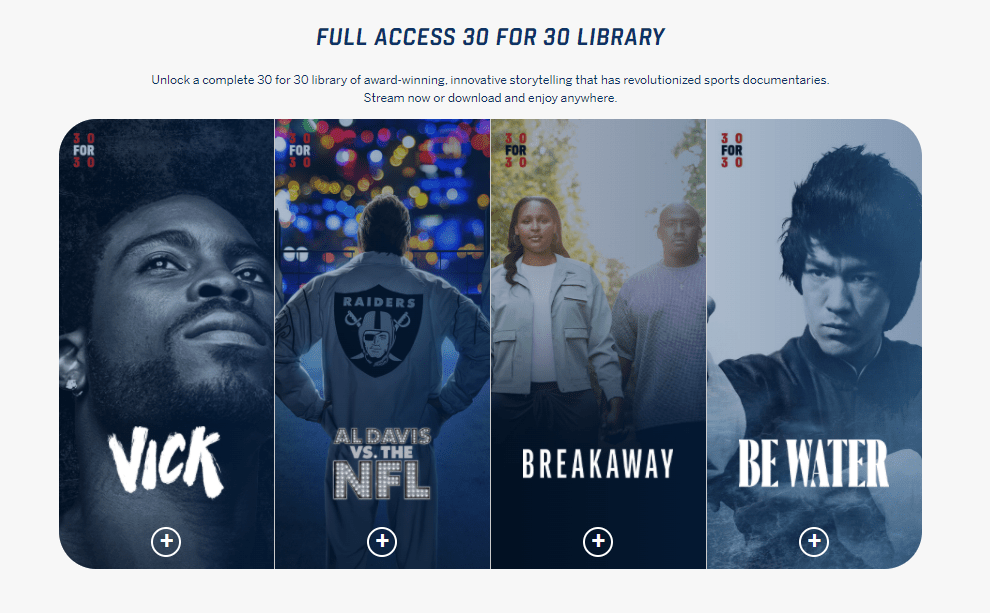  tài khoản ESPN Plus