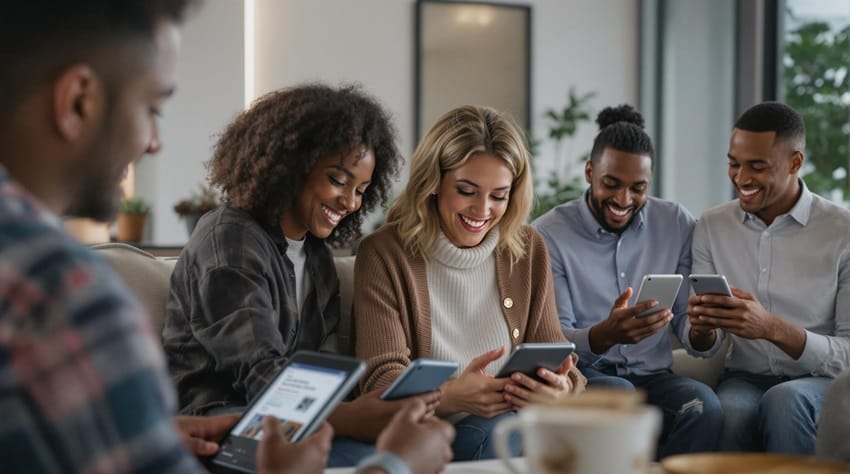 Trải nghiệm đọc báo toàn diện với The New York Times trên mọi thiết bị Người dùng đa dạng đang đọc The New York Times trên nhiều thiết bị