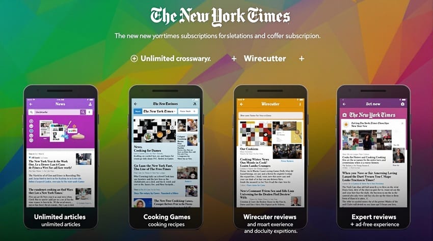 Các tính năng độc quyền chỉ có trên The New York Times All Access Tính năng nổi bật của tài khoản The New York Times bao gồm News, Games, Cooking, Wirecutter