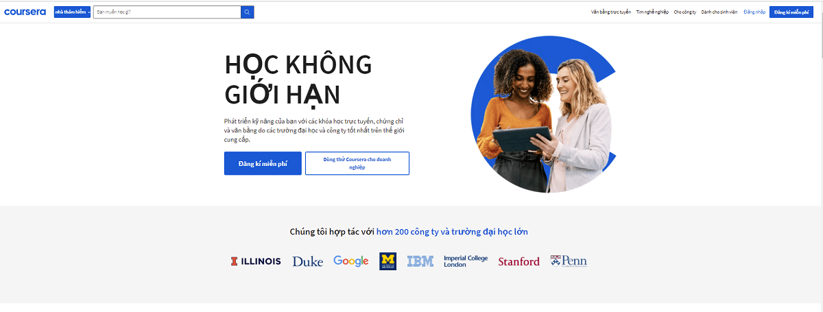 Nâng cấp tài khoản Coursera Plus 2 Giao diện tài khoản Coursera Plus