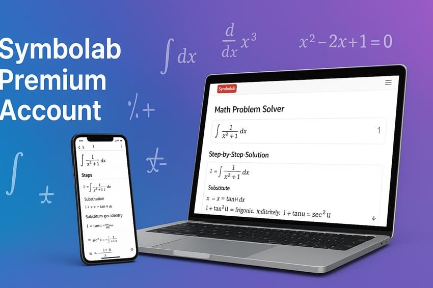 Tài khoản Symbolab Premium - Công cụ AI giải toán thông minh