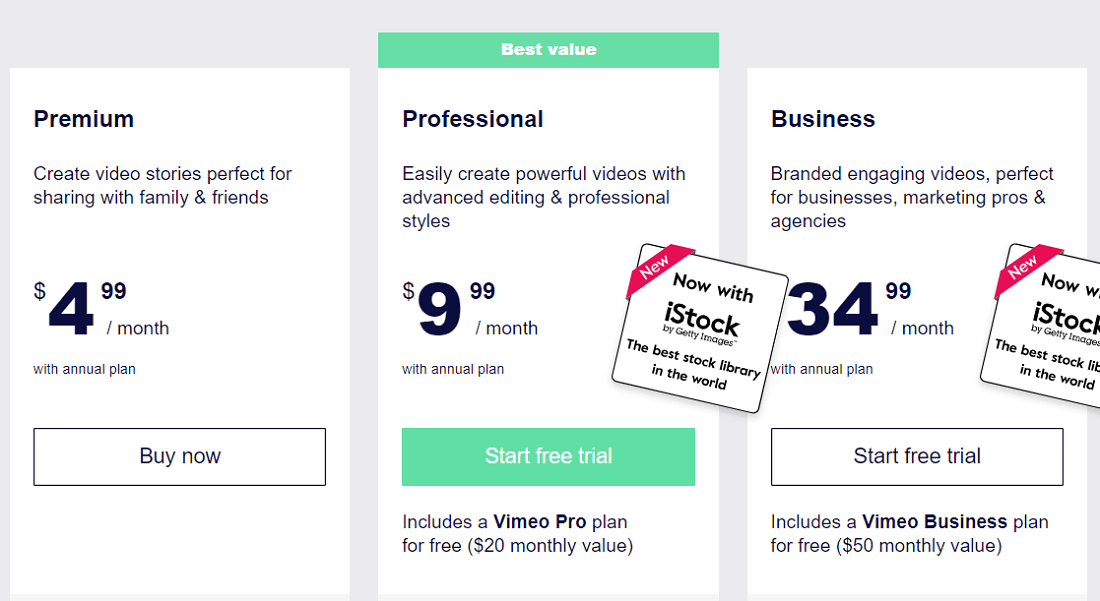 Tài khoản Magisto Professional 7 Tài khoản Magisto Professional 1