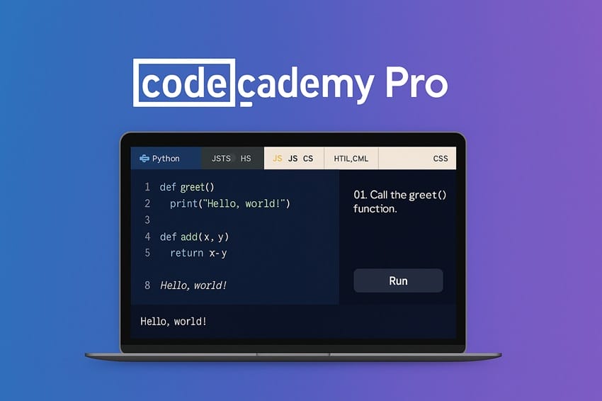 Tài khoản Codecademy Pro chất lượng cao Tài khoản Codecademy Pro với nhiều ngôn ngữ lập trình và tính năng học tập