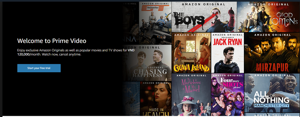 Nên chọn tài khoản Amazon prime video hay Netflix ? 4 tài khoản Amazon prime video 1