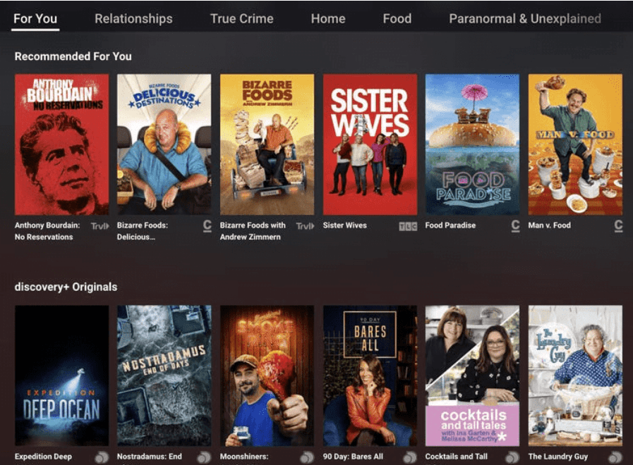 tài khoản Discovery plus 5 tài khoản Discovery plus 5