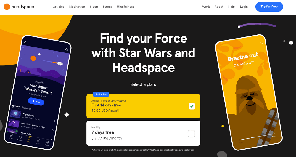 tài khoản Headspace