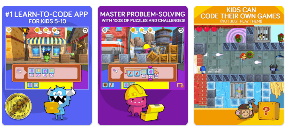 Ứng dụng CodeSpark dành cho trẻ học lập trình