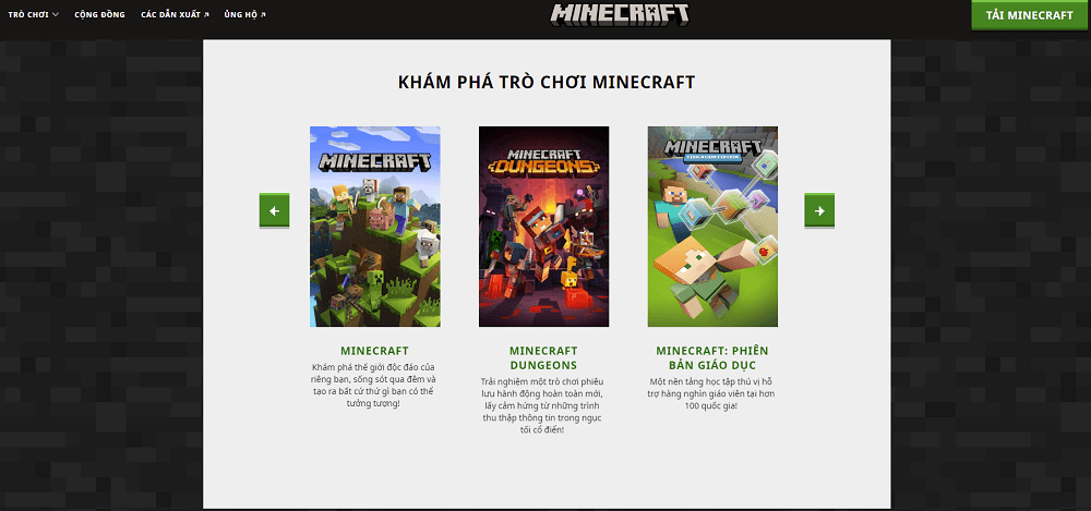 Ứng dụng học tập trình cho trẻ Minecraft