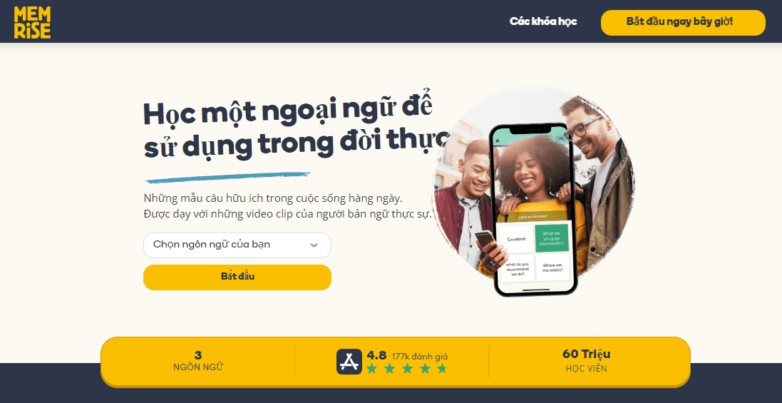 tài khoản memrise giá tốt