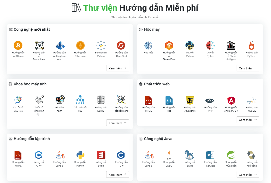 Top 5 trang web học lập trình tốt và hiệu quả nhất 2022 7 Trang web học lập trình tutorialspoint