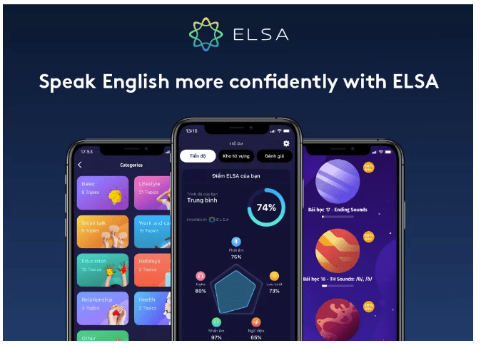 ứng dụng học tiếng anh Elsa
