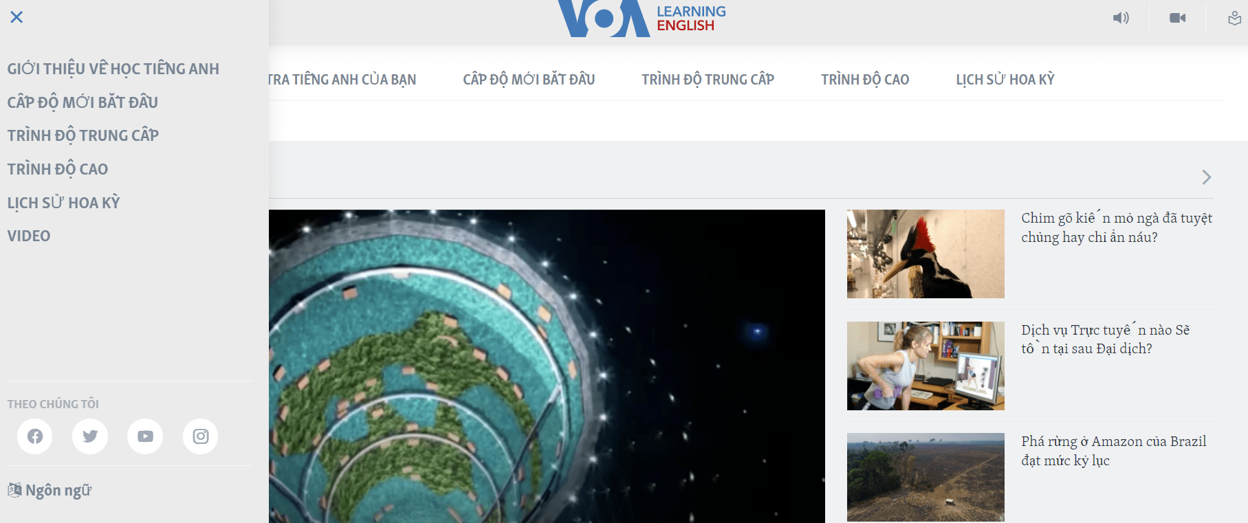 Kênh VOA Learning English