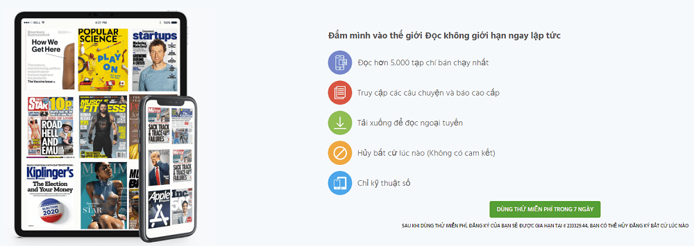 Danh sách top ứng dụng tạp chí online hay nhất 2022 9 Tài khoản Magzter Golg giá rẻ 2