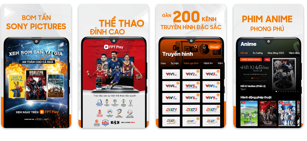 app ứng dụng tài khoản FPT Play