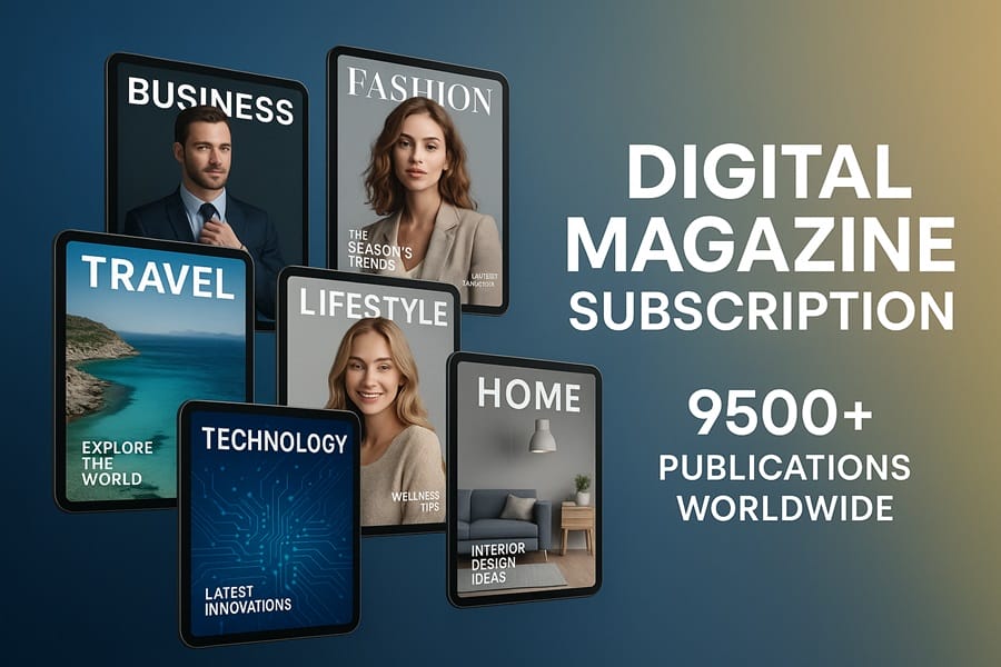 Magzter Gold Digital Magazine Tài khoản Magzter Gold - Dịch vụ đăng ký tạp chí điện tử với hơn 9500 ấn phẩm toàn cầu