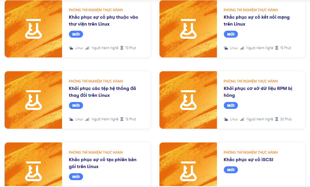 Tổng quan về ứng dụng AcloudGuru 6 Phòng thí nghiệm thực hành trên ứng dụng Acloudguru