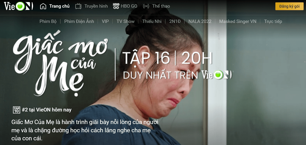 Vì sao tài khoản Vieon được yêu thích tại Việt Nam? 4 Giao diện ứng dụng tài khoản Vieon