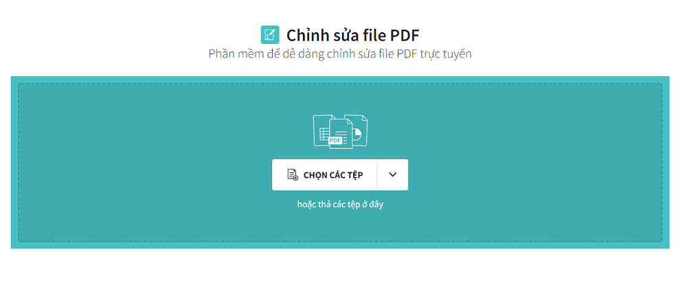 Hướng dẫn chỉnh sửa file PDF bằng phần mềm SmallPDF 6 Bước 1 trong chỉnh sửa file PDF bằng phần mềm SmallPDF