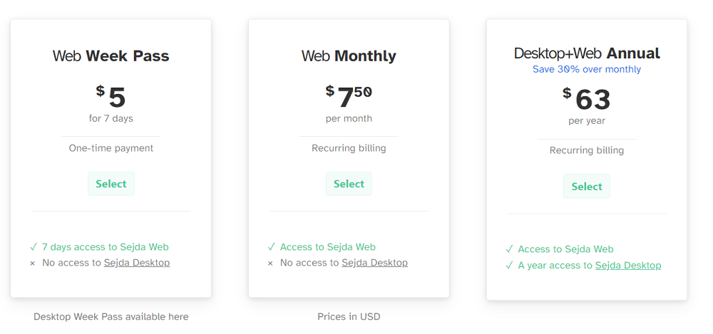 Giá tài khoản Sejda PDF Editor