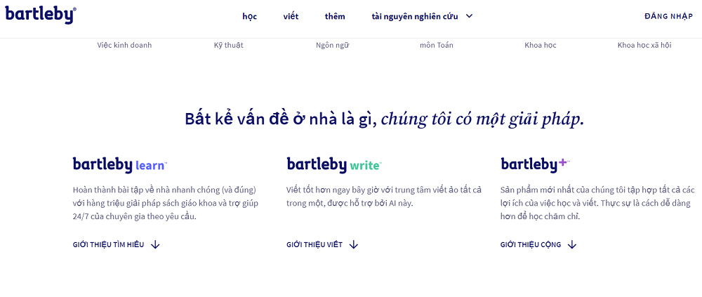 Tài khoản Chegg và Bartleby ứng dụng nào tốt hơn? 9 Tài khoản Bartleby 2022