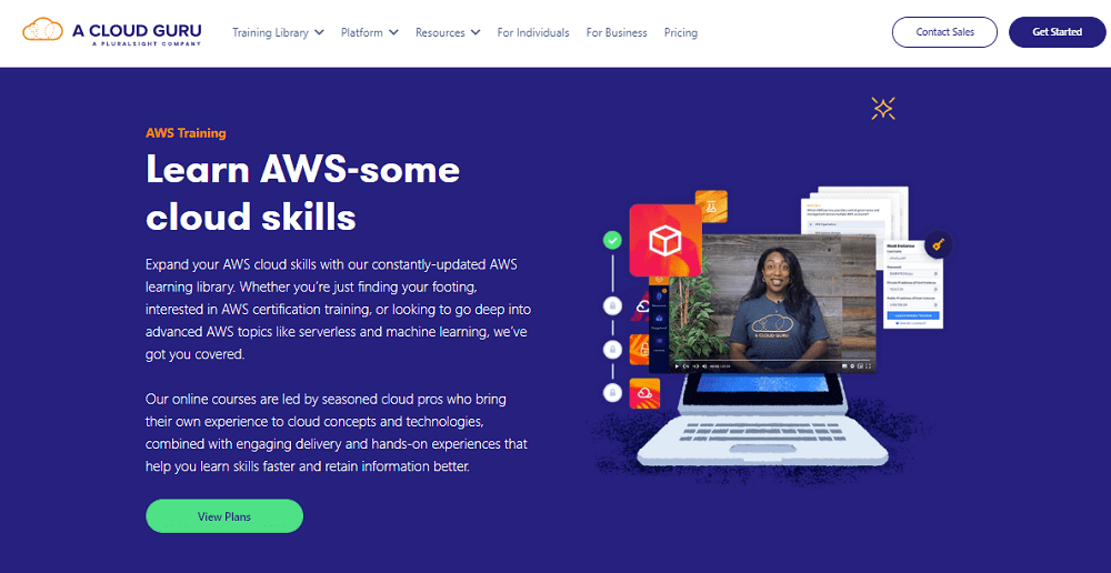 ứng dụng Acloudguru 2022