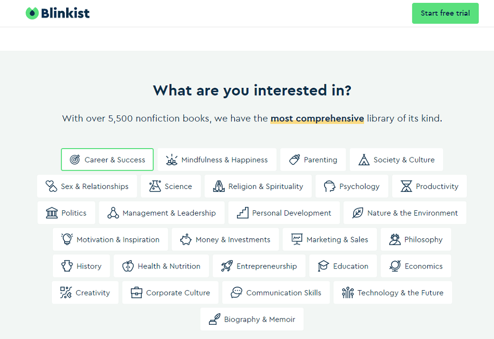 4 ứng dụng đọc sách tốt nhất năm 2022 8 ứng dụng sách điện tử Blinkist mới nhất 2022
