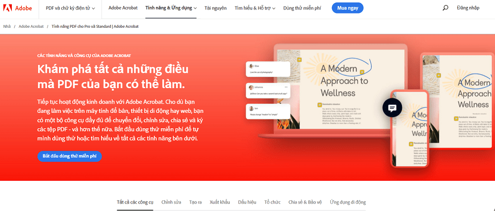Bảng xếp hạng phần mềm sửa PDF tốt nhất 2022 8 Phần mềm chỉnh sửa PDF Acrobat Pro DC
