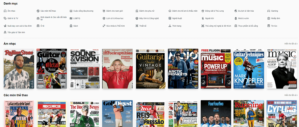 Danh sách top ứng dụng tạp chí online hay nhất 2022 7 danh mục ứng dụng tài khoản vip