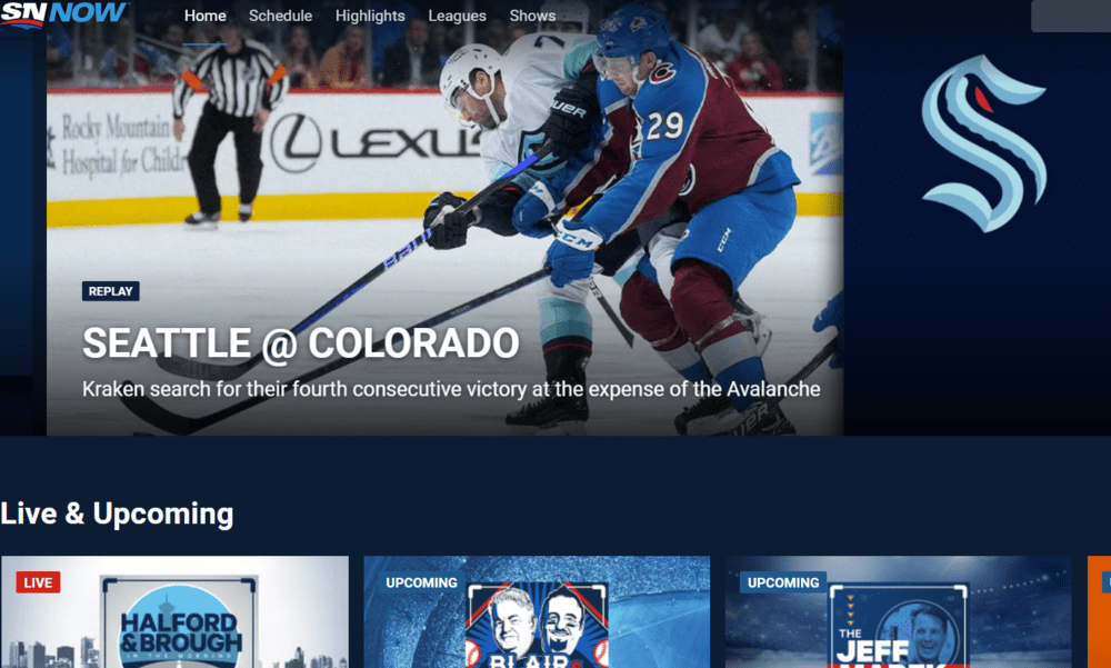 tài khoản Sportsnet Now 2023