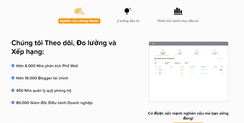 Các tính năng nổi bật của tài khoản TipRanks