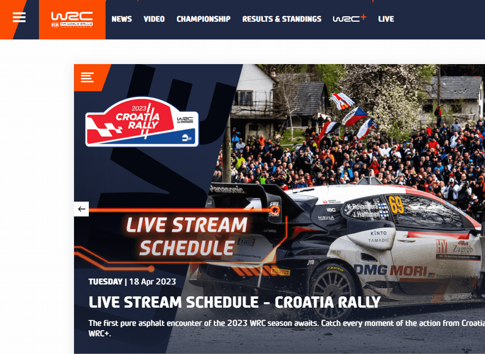 Tài khoản RallyTV -WRC FIA World Rally Championship 4 Giới thiệu tài khoản WRC Plus