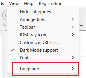 Cách cài đặt tiếng việt cho Internet Download Manager