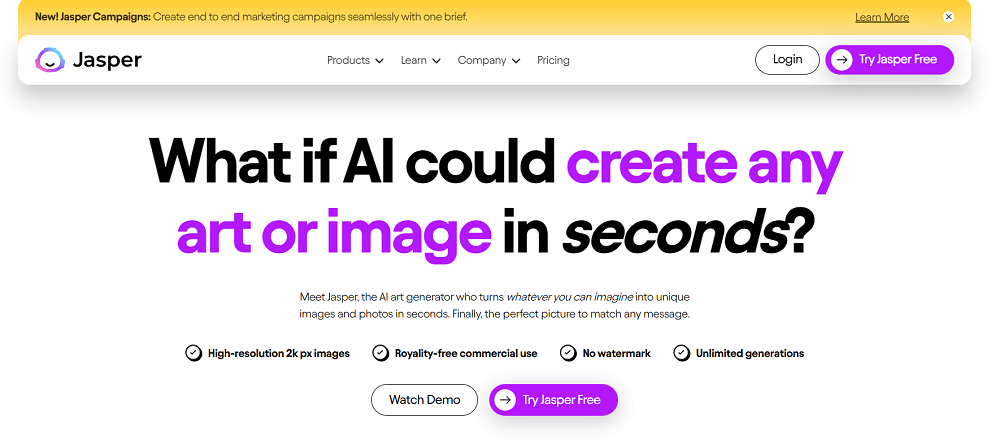 Top 5 Ứng Dụng AI và Trang Web AI Phổ Biến Nhất 13 jasper ứng dụng vẽ tranh số