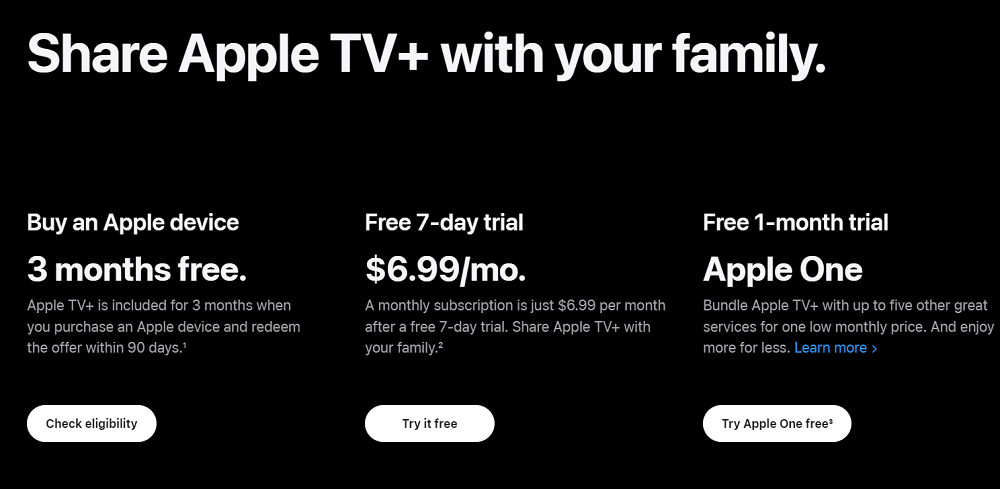 hướng dẫn đăng ký apple tv+