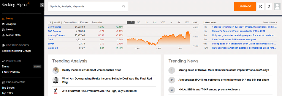 Tài khoản Seeking Alpha Premium 4 Mua Tài khoản Seeking Alpha Premium Pro giá rẻ