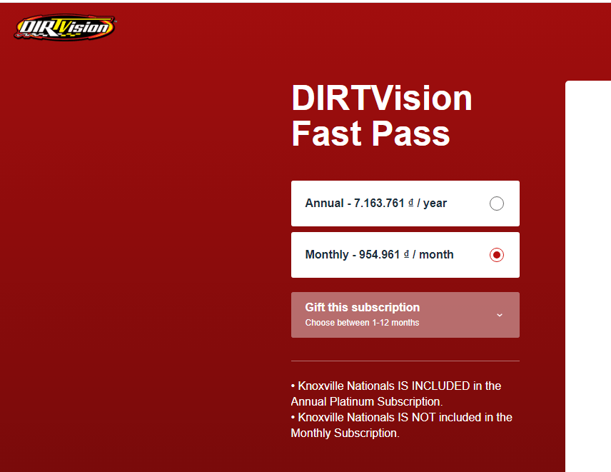 Tài khoản DirtVision Fast Pass 5 Giá Tài khoản DirtVision Fast Pass chính chủ