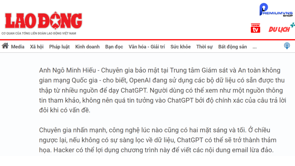 Hình ảnh: Không nên quá tin tưởng vào AI