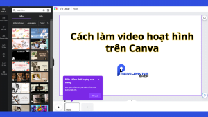 cách làm video hoạt hình trên Canva