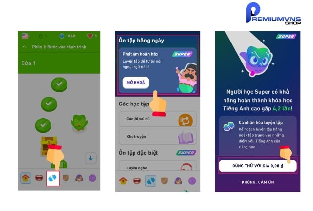 Cách đăng ký tài khoản duolingo