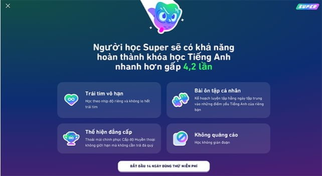Cách share tài khoản Duolingo