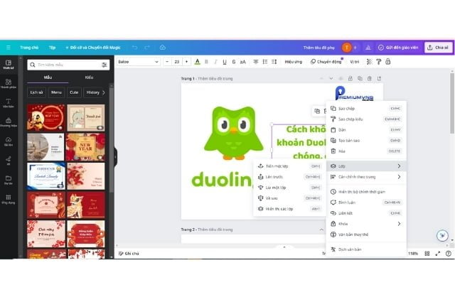 Cách sử dụng canva làm poster chuyên nghiệp, hút khách 15 Bạn có thể điều chỉnh các yếu tố khác nhau trong thiết kế của bạn.