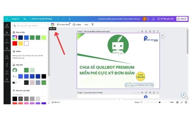 Cách sử dụng canva làm poster chuyên nghiệp, hút khách 14 Tùy chỉnh màu nền cho phù hợp