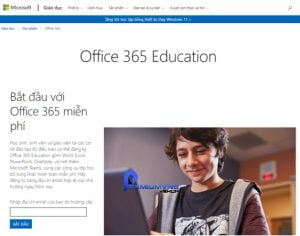 Bước 2: "Nhập địa chỉ email của bạn" và nhấn vào "BẮT ĐẦU".