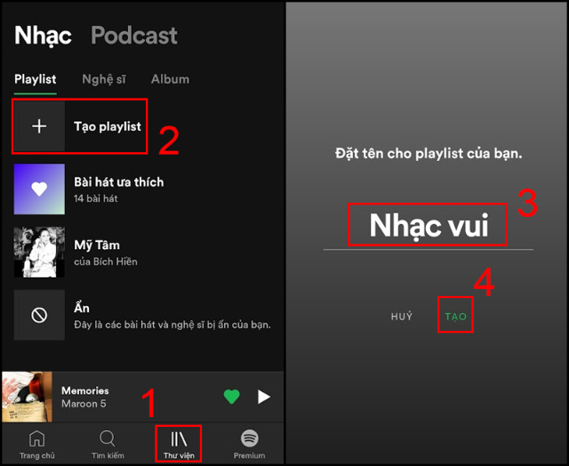 Cách Stream nhạc trên Spotify nhanh nhất hiệu quả nhất 28 Bạn nên tạo và quản lý danh sách phát của mình