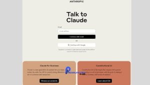 Khi bạn đã thực hiện thay đổi VPN thành công, bạn có thể truy cập trang đăng ký tài khoản của Claude AI