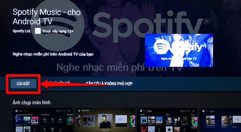 Hướng dẫn cách đăng nhập tài khoản spotify đầy đủ nhất 2024 10 "Cài đặt" để tiến hành cài đặt ứng dụng