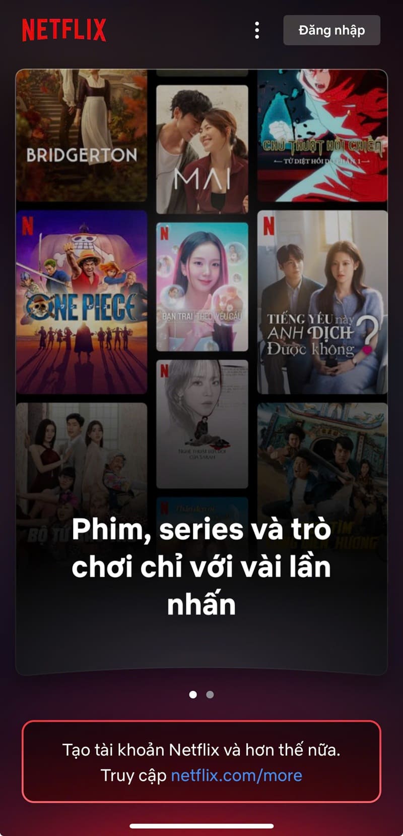 Đăng ký Netflix trên điện thoại Iphone