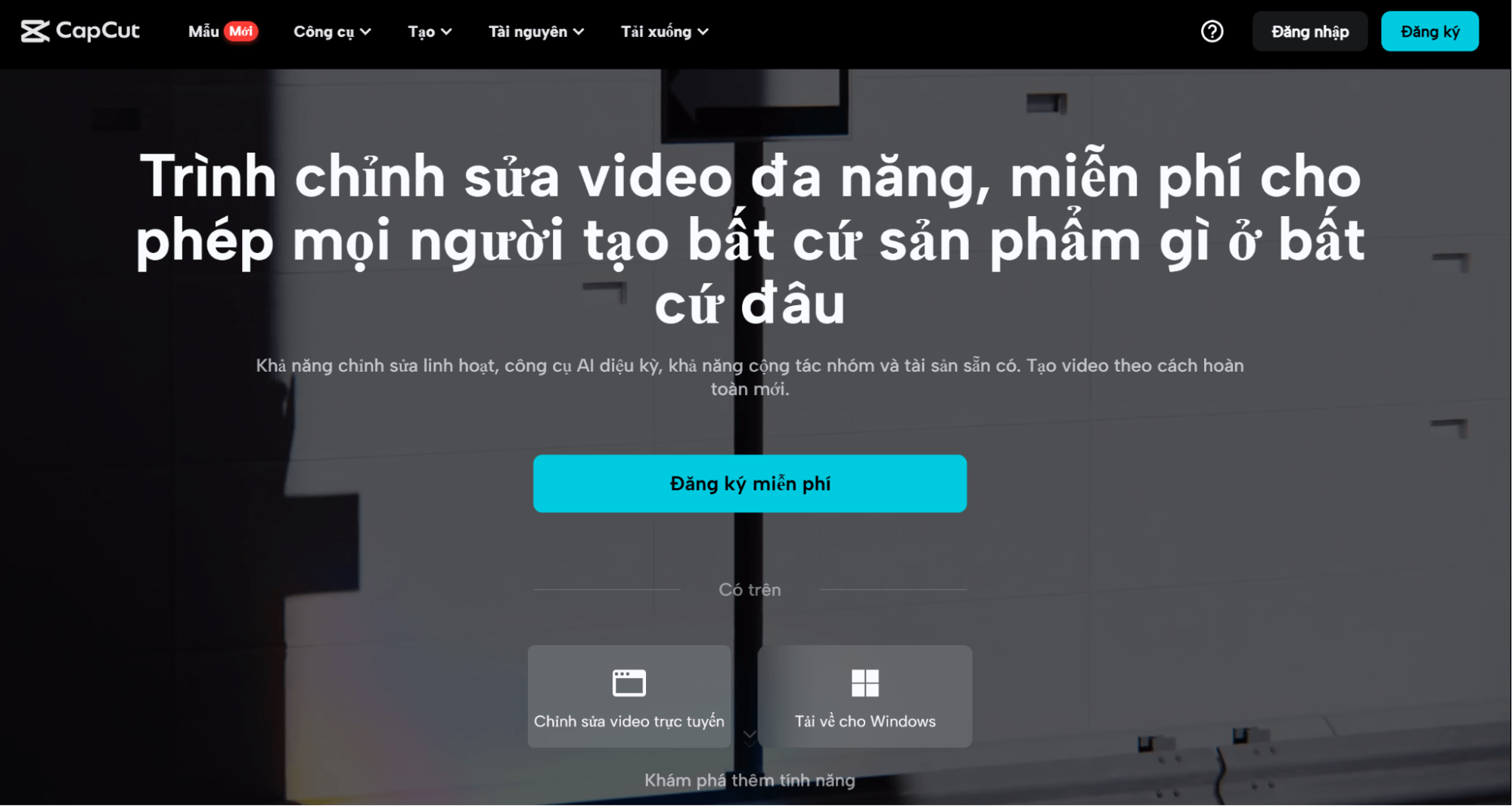 Cách sử dụng Capcut trên máy tính
